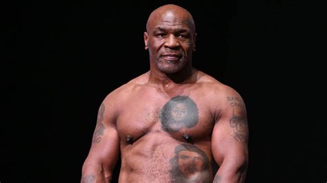 Mike Tyson watches